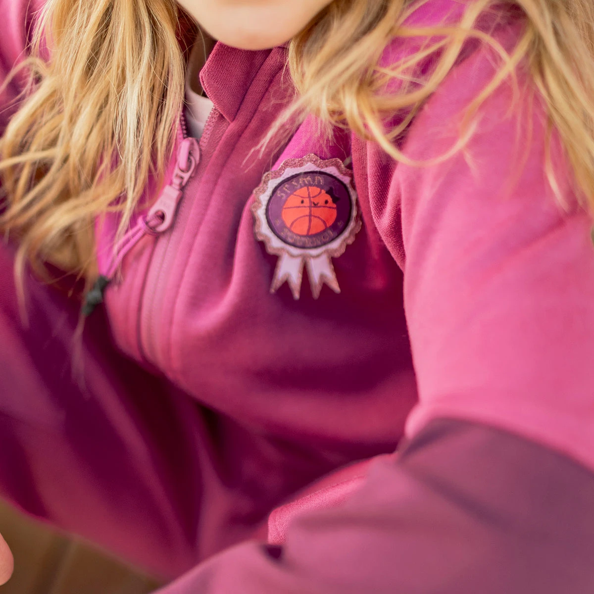 Veste à Capuchon Mauve, Enfant 4 Veste à Capuchon Mauve, Enfant – Image 4