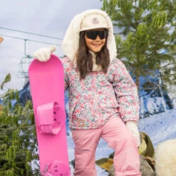 Habit De Neige Deux Pièces Rose Avec Fleurs, Enfant -Souris Mini Boutique 18 fille d4e4f0dc 823e 4791 a24e 325263df1910