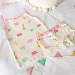 Culotte Garçonne Crème à Motifs D’animaux, Enfant -Souris Mini Boutique 18 pyj 35b6ef78 5fb7 4637 a22f ccd0067cf303