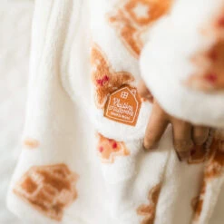 Robe De Chambre Crème En Peluche à Motifs Pain D’épices, Enfant -Souris Mini Boutique 19 automne 1