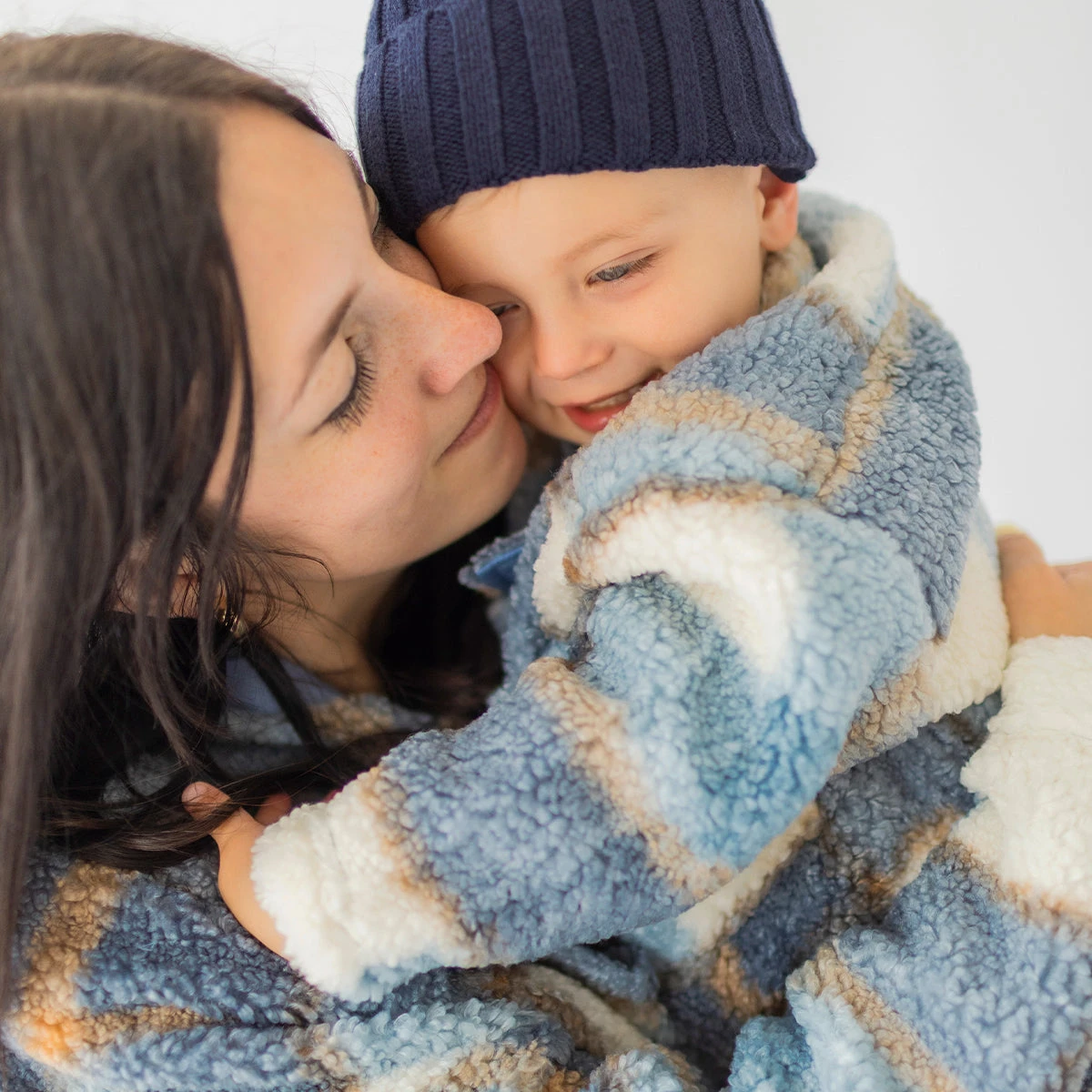 Surchemise Bleue à Carreaux, Adulte 3 Surchemise Bleue à Carreaux, Adulte – Image 3