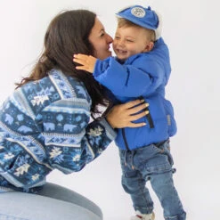 Manteau Doudoune Léger Bleu, Bébé -Souris Mini Boutique 20 bb coats