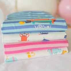 Pyjama Deux Pièces Crème à Motifs D’animaux, Bébé -Souris Mini Boutique 21 pyj 2