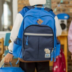 Sac à Dos Bleu, Enfant -Souris Mini Boutique 24 sacs