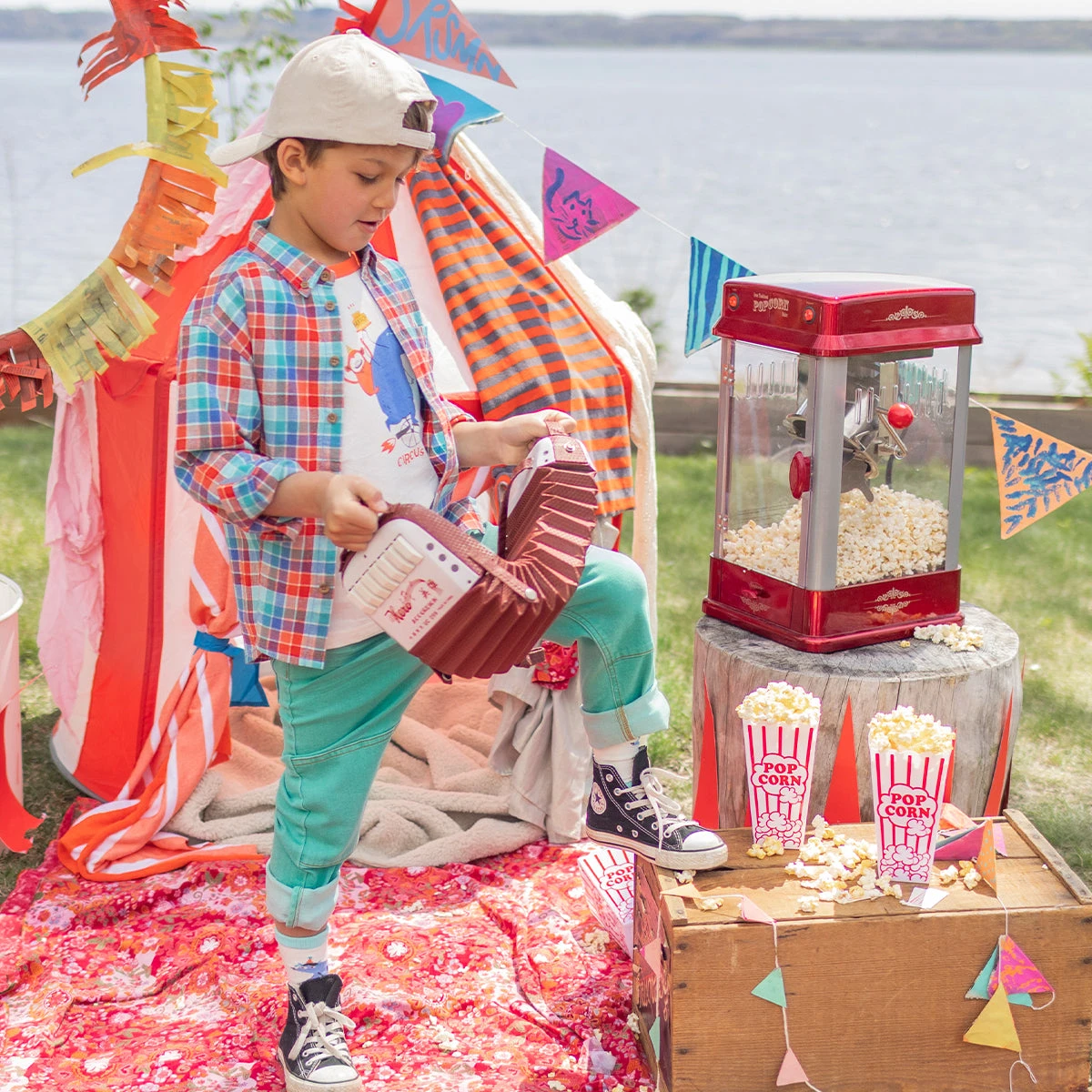 Chemise Colorée à Carreaux, Enfant 3 Chemise Colorée à Carreaux, Enfant – Image 3