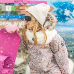 Passe-montagne Crème En Peluche, Enfant 7 Passe-montagne Crème En Peluche, Enfant -Souris Mini Boutique 25 fille 1