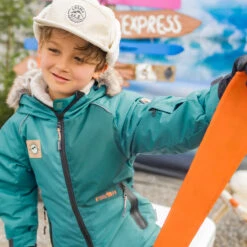 Habit De Neige Une Pièce Turquoise, Enfant -Souris Mini Boutique 29 gars 1