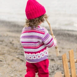 Pantalon Rose En Velours Côtelé, Bébé -Souris Mini Boutique 29 yeti