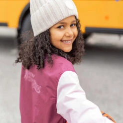 Blouson Bomber Mauve Et Rose, Enfant 10 Blouson Bomber Mauve Et Rose, Enfant -Souris Mini Boutique 2 blouson