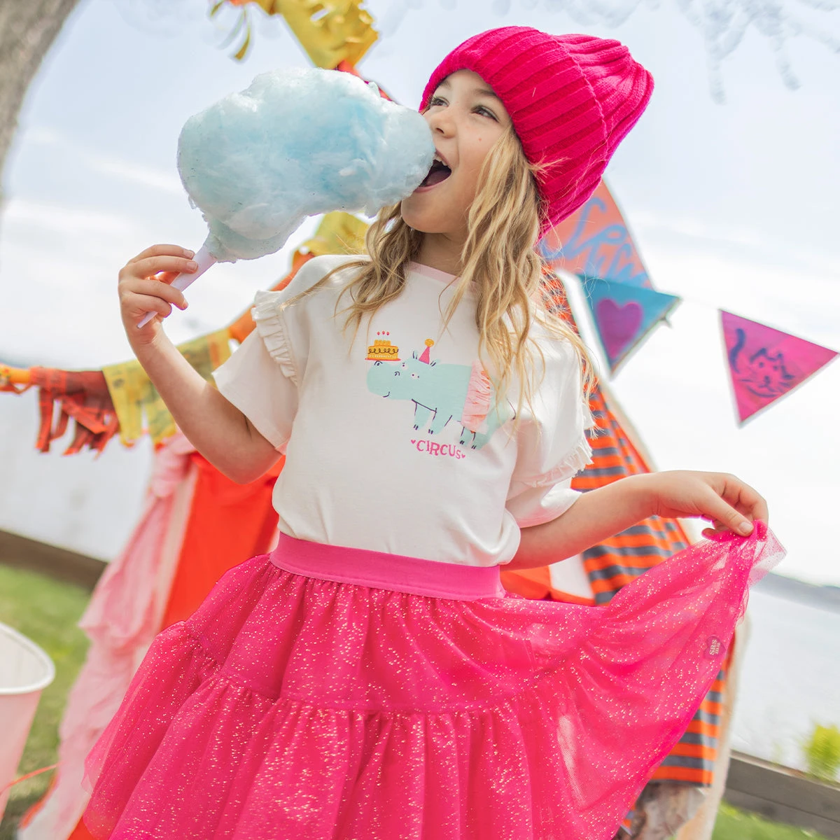 Jupe Tutu Rose En Tulle Souple, Enfant 3 Jupe Tutu Rose En Tulle Souple, Enfant – Image 3