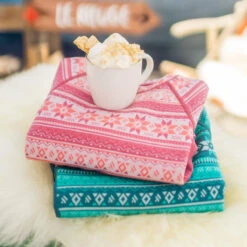 Chandail Rose En Laine Mérinos Avec Motifs Jacquard, Enfant 16 Chandail Rose En Laine Mérinos Avec Motifs Jacquard, Enfant -Souris Mini Boutique 33 polar