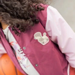 Blouson Bomber Mauve Et Rose, Enfant 11 Blouson Bomber Mauve Et Rose, Enfant -Souris Mini Boutique 3 blouson