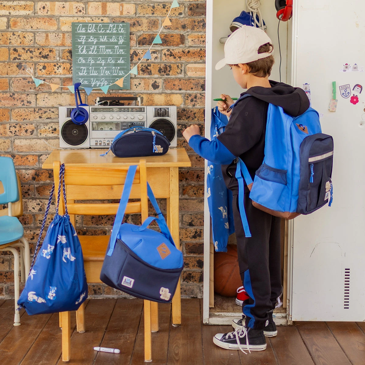 Étui à Crayon Bleu, Enfant 3 Étui à Crayon Bleu, Enfant – Image 3