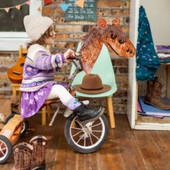 Robe Mauve à Motifs Western, Bébé -Souris Mini Boutique 40 rodeo