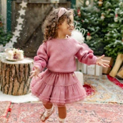 Jupe Rose En Tulle Souple, Bébé -Souris Mini Boutique 43 surprise