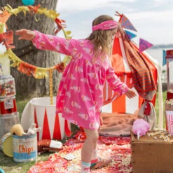 Bandeau Rose à Motifs D’hippopotames, Enfant 6 Bandeau Rose à Motifs D’hippopotames, Enfant -Souris Mini Boutique 44