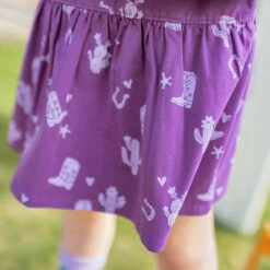 Robe Mauve à Motifs Western, Enfant 10 Robe Mauve à Motifs Western, Enfant -Souris Mini Boutique 48 rodeo