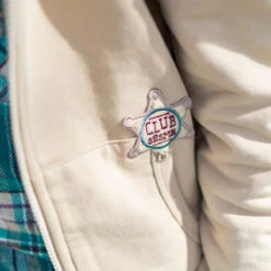 Veste Beige Sable Avec Capuchon, Enfant -Souris Mini Boutique 4 rodeo