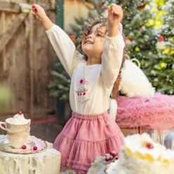 Jupe Rose En Tulle Souple, Bébé -Souris Mini Boutique 51 surprise