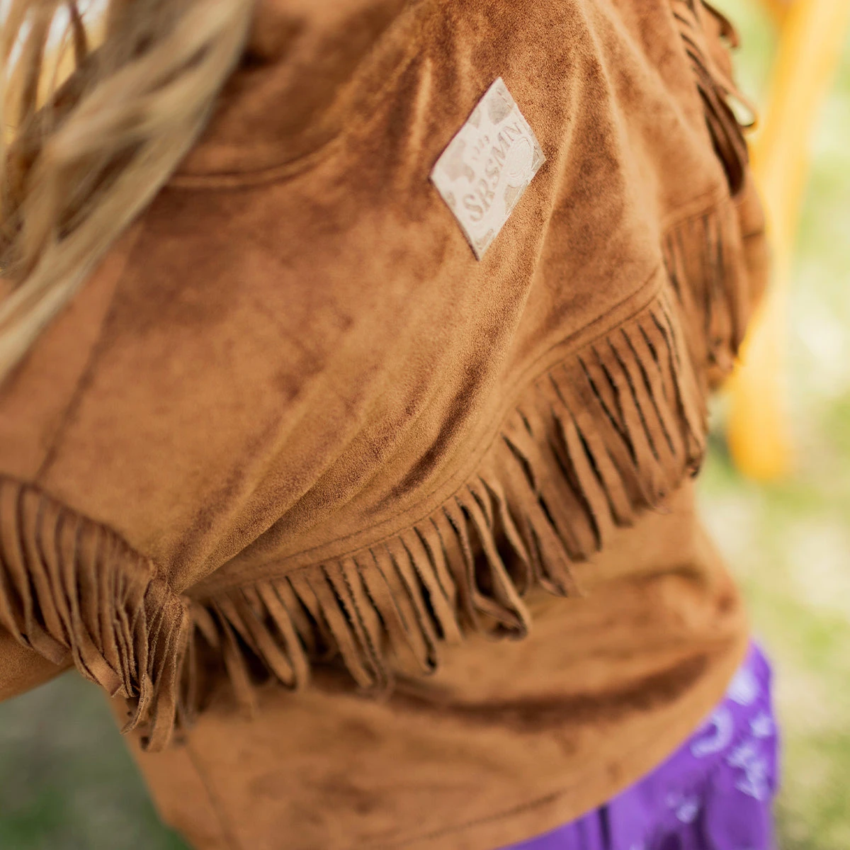 Veste Brune En Faux Suède, Enfant 6 Veste Brune En Faux Suède, Enfant – Image 6