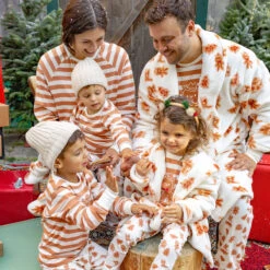 Pyjama Deux Pièces Crème à Rayures Et Motifs Pain D’épices, Enfant -Souris Mini Boutique 53 automne 3 6d10f8f5 c7ad 43a1 a7a5 3f2627d67e7b