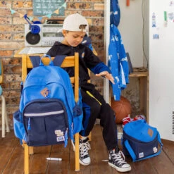 Sac à Dos Bleu, Enfant -Souris Mini Boutique 5 sacs