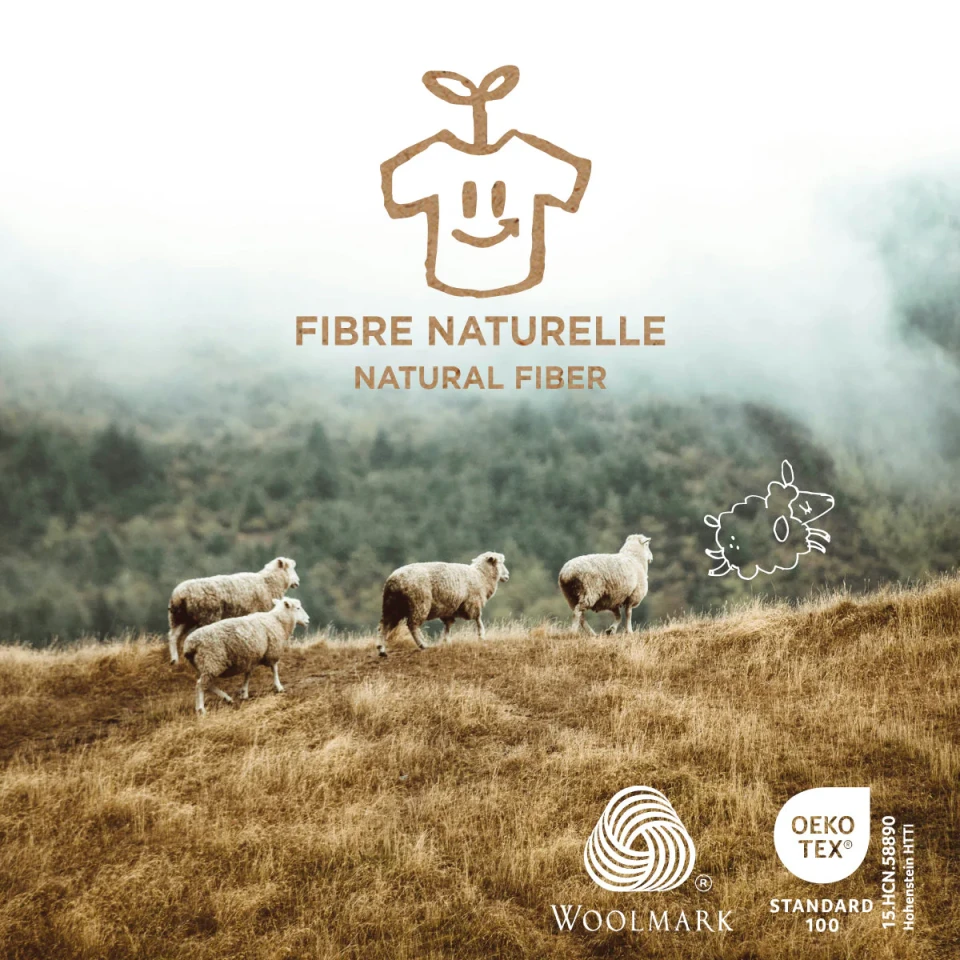 Legging Rose En Laine Mérinos Avec Motifs Jacquard, Bébé 3 Legging Rose En Laine Mérinos Avec Motifs Jacquard, Bébé – Image 3