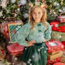 Jupe Verte En Paillettes, Enfant -Souris Mini Boutique 6 collection db574b22 d361 43be af8e 3d819e18d74d