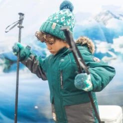 Mitaines Turquoise En Tricot Avec Motifs, Enfant -Souris Mini Boutique 6 gars 1 0b3cae69 a018 4896 9d53 e09caa4e62c3