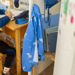 Couvre-tout Bleu à Rayures Et Motifs De Chiens, Enfant -Souris Mini Boutique 6 sacs