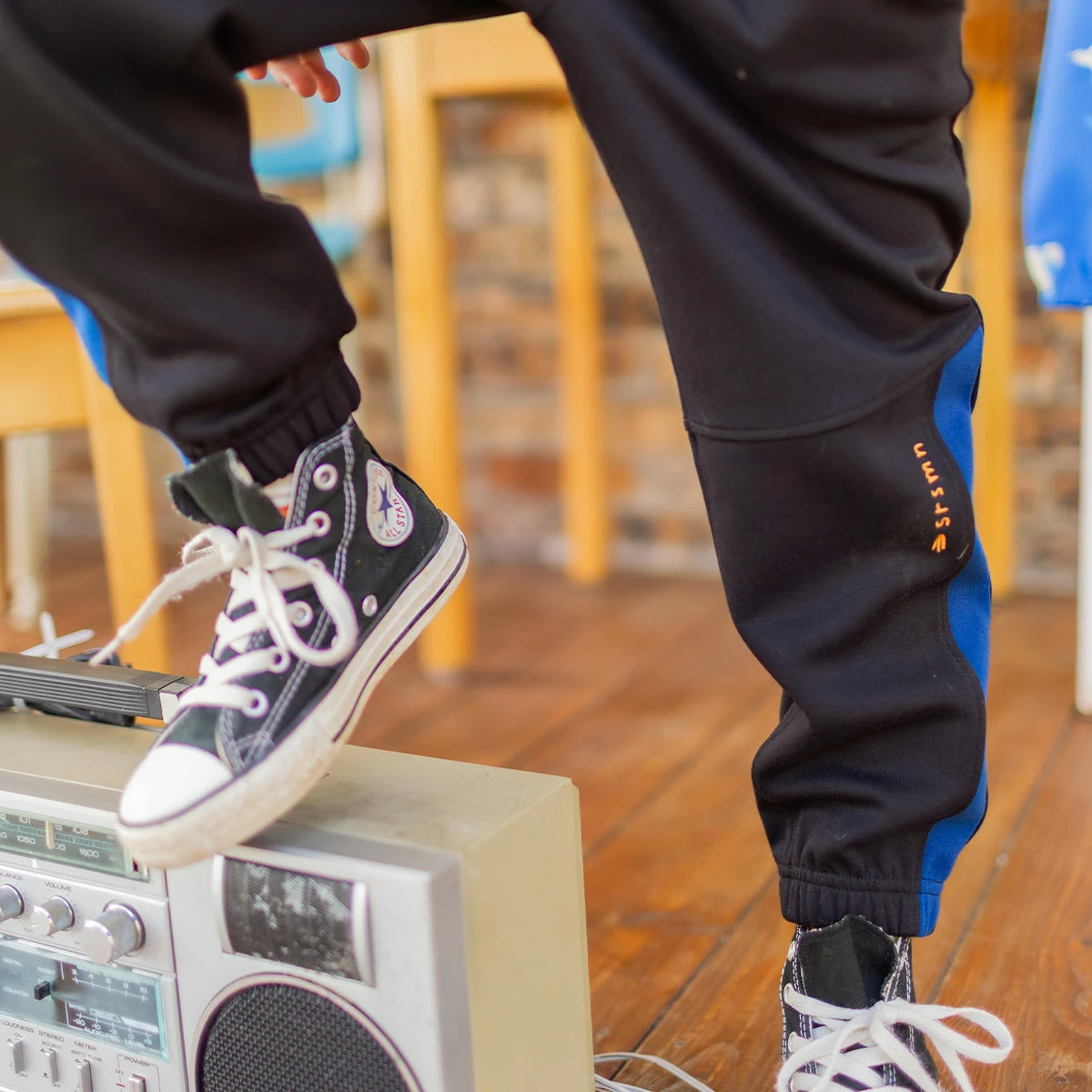 Pantalon Noir Style Jogger, Enfant 3 Pantalon Noir Style Jogger, Enfant – Image 3