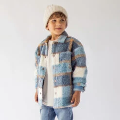 Surchemise Bleue à Carreaux, Enfant -Souris Mini Boutique 6 surchemise b55bcacf 6515 4432 b2ca deef2097fb09