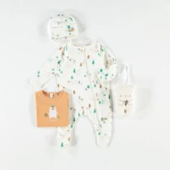 Cache-couche Brun Avec Illustration, Naissance -Souris Mini Boutique 749484339 layette8 2
