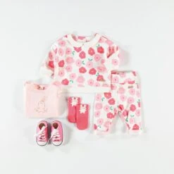 Pantalon évolutif Crème à Motif Floral, Naissance 6 Pantalon évolutif Crème à Motif Floral, Naissance -Souris Mini Boutique 755034134 749484323 layette1 Corrige