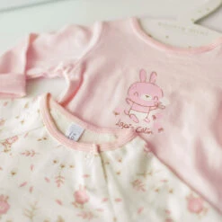 L’ensemble De Deux Cache-couches Rose Et Crème, Naissance 8 L’ensemble De Deux Cache-couches Rose Et Crème, Naissance -Souris Mini Boutique 781700072 39 lot rose