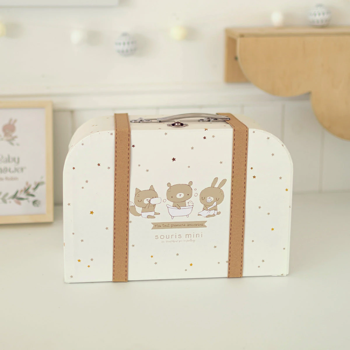 Coffret Cadeau Crème Et Beige « Le Classique » (8 Pièces), Naissance 4 Coffret Cadeau Crème Et Beige « Le Classique » (8 Pièces), Naissance – Image 4