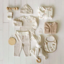 Coffret Cadeau Crème Et Beige « Le Signature » (11 Pièces), Naissance -Souris Mini Boutique 781805153 16signature creme