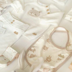 Coffret Cadeau Crème Et Beige « Le Premium » (14 Pièces), Naissance -Souris Mini Boutique 781805593 27premium creme