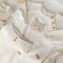 Coffret Cadeau Crème Et Beige « Le Premium » (14 Pièces), Naissance -Souris Mini Boutique 781805595 28premium creme