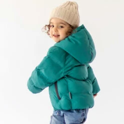 Manteau Doudoune Léger Turquoise, Bébé -Souris Mini Boutique 8 bb coats d19e5d27 4819 40c3 aa7e 997ef1b4f08f