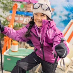 Habit De Neige 3 En 1 Mauve, Floral Et Noir, Enfant -Souris Mini Boutique 9 fille 0c9ca5b7 a16b 4ec1 9f87 0a5695c3cf1b