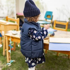 Veste Doudoune Sans Manches Bleu Marine, Bébé -Souris Mini Boutique 9 manteaux 63cb0403 50c0 48de bb32 a4e831f353ca