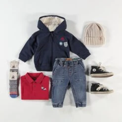 Veste Bleu Marine à Capuchon, Bébé -Souris Mini Boutique BEBE5 213863a6 5db5 4a35 a1f3 84cf6fa01752