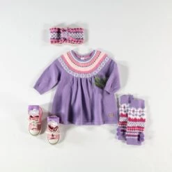 Robe Mauve En Tricot Avec Motifs, Bébé 9 Robe Mauve En Tricot Avec Motifs, Bébé -Souris Mini Boutique Bebe3 1 1a818155 32cf 4afb 8a47 5992a012af91