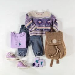 Chandail Beige Et Mauve En Tricot, Bébé 15 Chandail Beige Et Mauve En Tricot, Bébé -Souris Mini Boutique Bebe4 99941c3b e664 4426 aa65 0ae4c23f9088