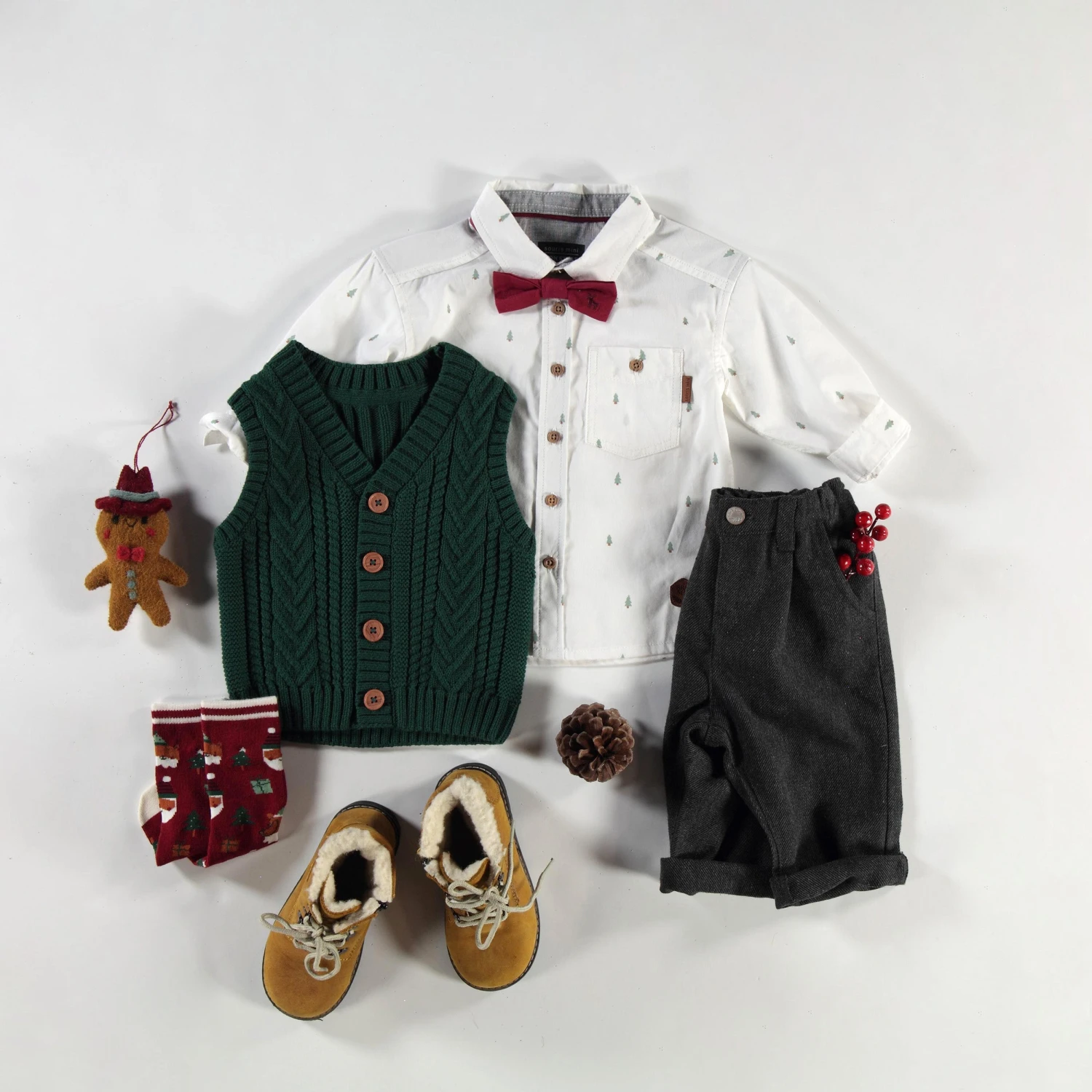 Débardeur Vert En Tricot, Bébé 7 Débardeur Vert En Tricot, Bébé – Image 7