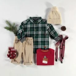 Chemise Verte à Carreaux, Bébé -Souris Mini Boutique Bebe9 cc096f13 6045 4741 ac48 39ecc6f744c0 1