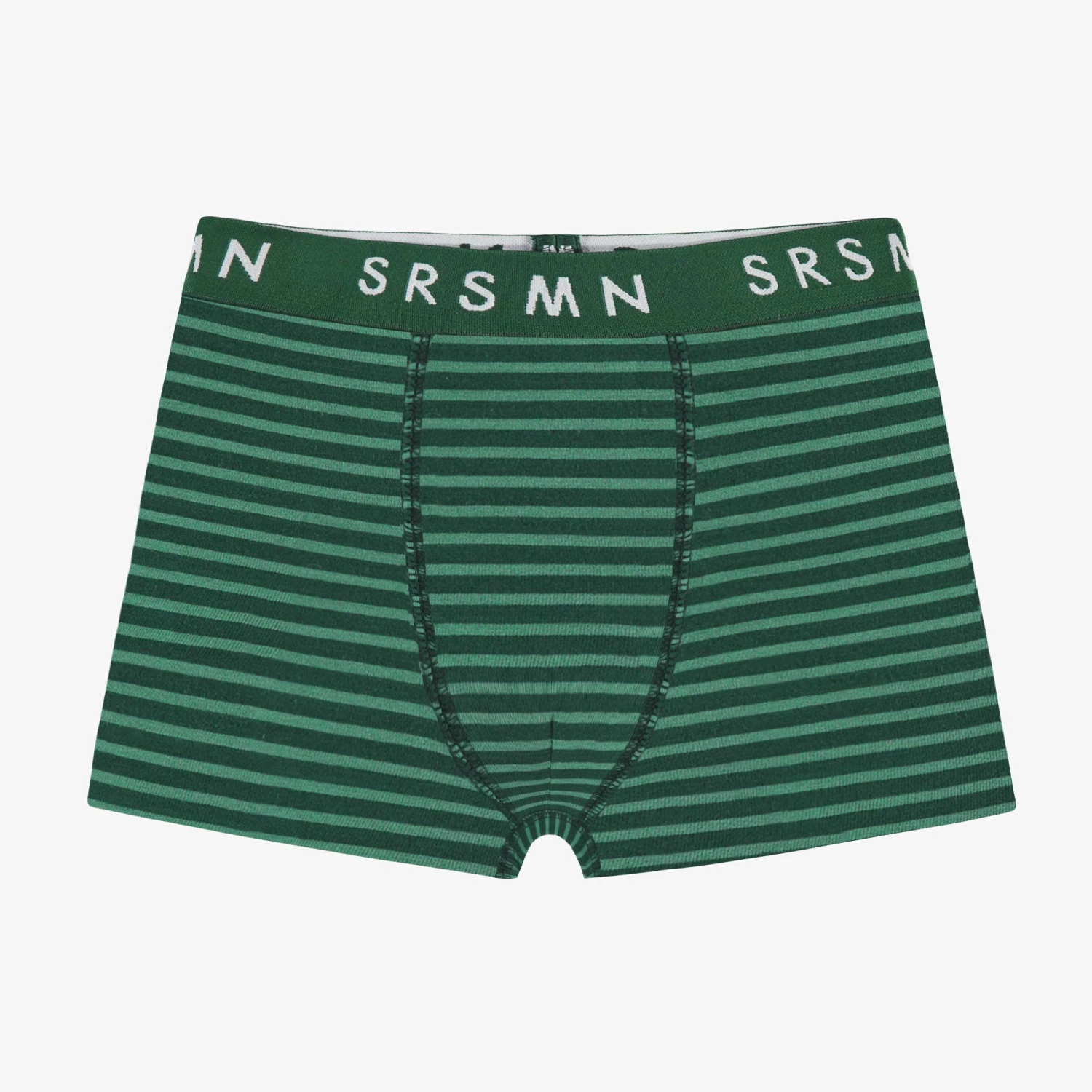 Boxer Vert à Rayures, Enfant 1 Boxer Vert à Rayures, Enfant