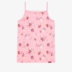 Camisole Rose à Motifs Des Fêtes, Enfant