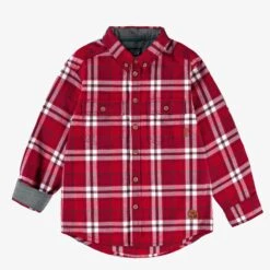 Chemise Rouge à Carreaux, Enfant